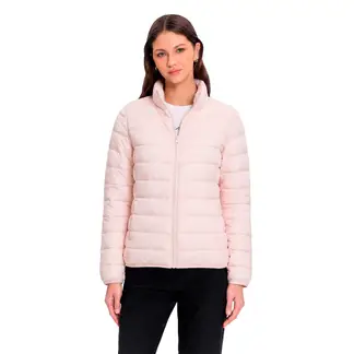 TOTTO - Chaqueta Acolchada Cuello Alto Rpet Colora Rosado Para Mujer