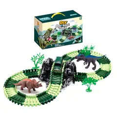 GENERICO - Pista Carro Set Armable Juguete Multiforma Dinosaurios