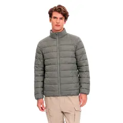 TOTTO - Chaqueta Acolchada Cuello Alto Coloro Negro Hombre