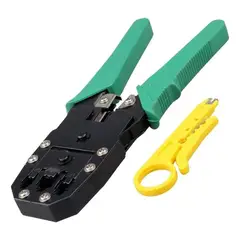 GENERICO - Kit Pinza Ponchadora Rj11 Internet Y Rj45 Y Separador Cable