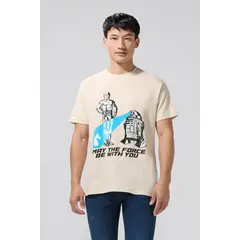 KOAJ - Camiseta manga corta kaki de Star Wars Hombre