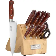 CUISINART - Juego de 10 cuchillos Pakka Wood Set