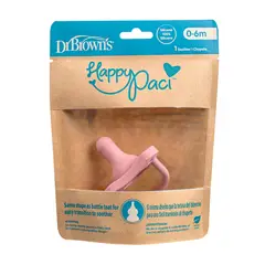 DR BROWNS - Chupo Transicion Happy N1 Rosada x1