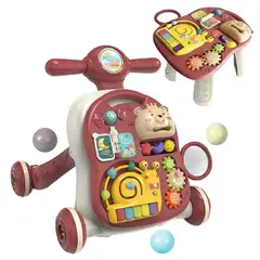 INNOVA - Caminador 3 En 1 Para Bebe Actividades Mesa Y Juguete Musical