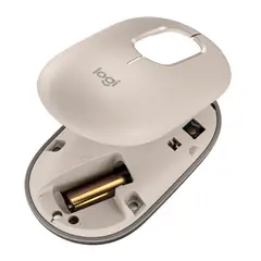 LOGITECH - Mouse Ratón Inalámbrico POP Mouse - Gris
