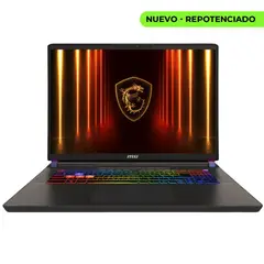 MSI - Portátil Gamer Vector Ryzen 9 8940HX RAM 16GB SSD 1TB RTX 5070TI 12GB Pantalla 16" 2K 240HZ