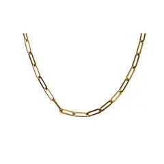 BY CAMI - Cadena Eslabones Grandes en Baño de Oro Dorado By Cami®