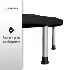 SVELFIK - Trampolin Para Ejercicio Fitness Brincolin Ejercicio Cardio Color Negro