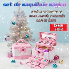 JUGUETELANDIA - Hermoso Kit Navideño De Maquillaje Para Niña
