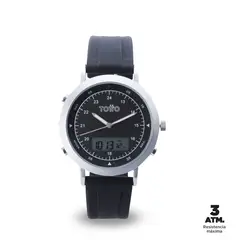 TOTTO - Reloj Analogo Digital Field Resistencia 3 Atm Negro