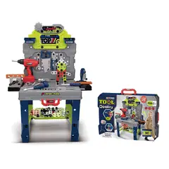 GENERICO - Maleta y Mesa de Herramientas 2 en 1 con Taladro Eléctrico 132 Piezas