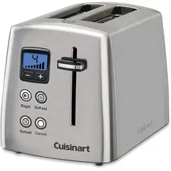 CUISINART - Tostadora de 2 rebanadas acero inoxidable CPT-415P1