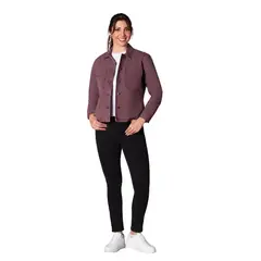 LEC LEE - Chaqueta En Jean Mujer Uva MoradoXL