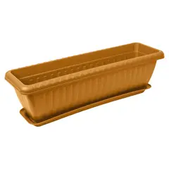 ENERGY PLUS - Matera Rectangular con Plato 45 cm para Jardín y Hogar