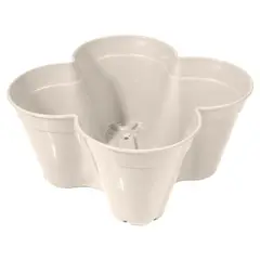 ENERGY PLUS - Matera Trébol Apilable con Drenaje para Jardín y Hogar