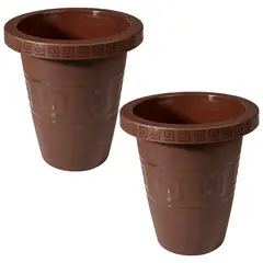 ENERGY PLUS - Set x2 Matera Redonda 45L Elegante Jardín Espacios Modernos
