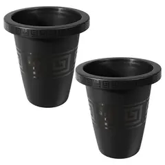 ENERGY PLUS - Set x2 Matera Redonda 45L Elegante Jardín Espacios Modernos