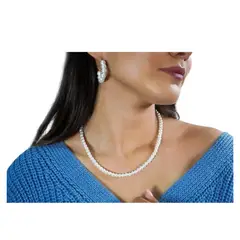 BY CAMI - Collar Perlas Fill en Perlas Naturales y Baño de Oro PerladoDorado By Cami®