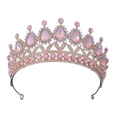 GENERICO - Corona De Cristal Tiara Quinceañeras Novia