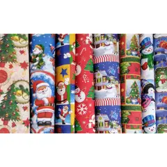 GENERICO - Papel Regalo Navidad x 50 Unidades Diseños Surtidos