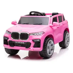 ROADMASTER - Camioneta Electrica Infantil Tipo Bmw Rosada Luces Y Sonido