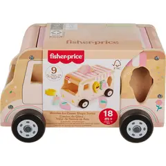 FISHER PRICE - Fisher-Price Juego Camión De Helado De Madera Para Niñosa 18 Meses