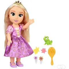 JAKKS PACIFIC - Muñeca Disney Princess Rapunzel con sonidos Canta y Dice más de 10 Frases