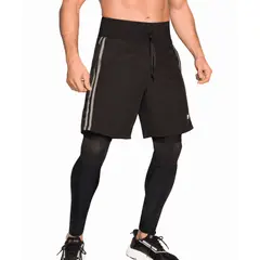 FAJATE - Pantaloneta con control abdominal y leggings internos con soporte