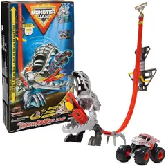MONSTER JAM - Pista Thunderroarus Drop Con Exclusivo Monster