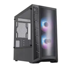COOLER MASTER - Chassis Mid Tower MB320L Con Construcción Sólida Y Iluminación ARGB Avanzada