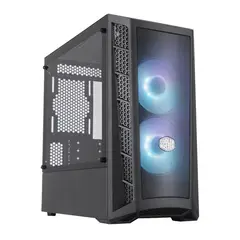COOLER MASTER - Chassis Micro ATX MASTERBOX MB311L Con Vidrio Templado Y Iluminación ARGB Estable