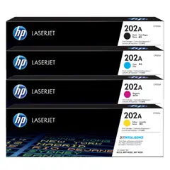 HP - JUEGO TONER 202A NEGRO - COLORES ORIGINAL