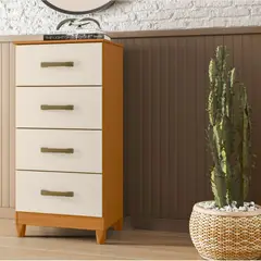 GENERICO - Comoda Mobi Blanco off white para Habitaciones