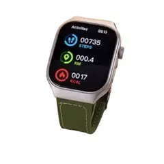 GENERICO - Reloj Inteligente Smartwatch Pantalla Curva H7 Gris Verde