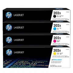 HP - JUEGO TONER 202X NEGRO - 202X COLORES ORIGINAL