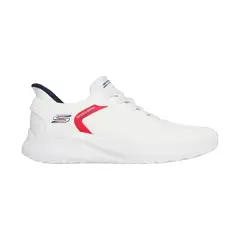 SKECHERS - Tenis hombre Bobs Squad Chaos Memory Foam blanco