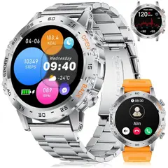 GENERICO - Reloj Inteligente Para Hombre K52 Llamadas Asistente De Voz Smartwatch