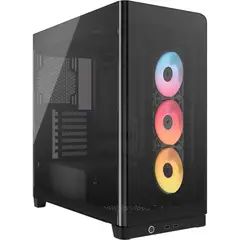 CORSAIR - Chassis Mid Tower 4500X RS-R FRAME Negro Con Panel De Vidrio Iluminación ARGB Precisa