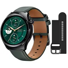 MIBRO - Reloj Inteligente Watch Lite 3 Pro - Verde + (Correa de Silicona Negra)