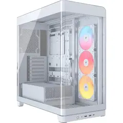 CORSAIR - Chassis Mid Tower 4500X RS-R FRAME Blanco Con Vidrio Transparente ARGB Preciso