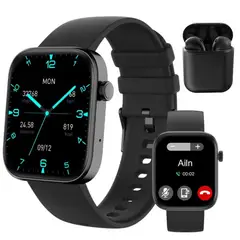 COLMI - Reloj Inteligente Mujer Hombre Smartwatch Llamadas Siri Salud Más Audífonos