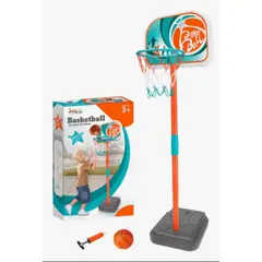 GENERICO - Cancha De Baloncesto Infantil Aro Cesta Balon Graduable