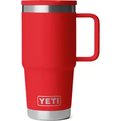 YETI - Rambler 20 oz Taza de Viaje con Tapa Flip Acero Inoxidable