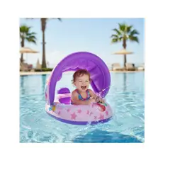 GENERICO - Flotador Con Techo Redondo de 55cm Morado