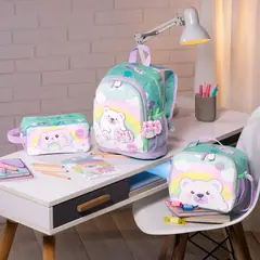 TOTTO - Combo Escolar Morral Little Magic + Lonchera y Cartuchera