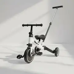 SPORT - Triciclo Convertible 5 En 1 Bicicleta Equilibrio Iniciacion Color Blanco