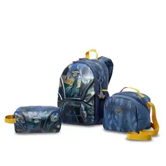 TOTTO - Combo X 3 Morral Mochila Lonchera Cartuchera Sentinel