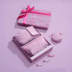 TOTTO - Kit de Regalo Bolso Girlys + Cartuchera y Monedero Rosa