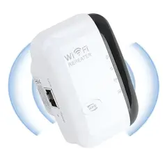 GENERICO - Repetidor Amplificador Wifi Señal 300 Mbps 2.4g Color Blanco
