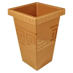 ENERGY PLUS - Matera Cuadrada 13L Relieve Geométrico Moderna Decorativa